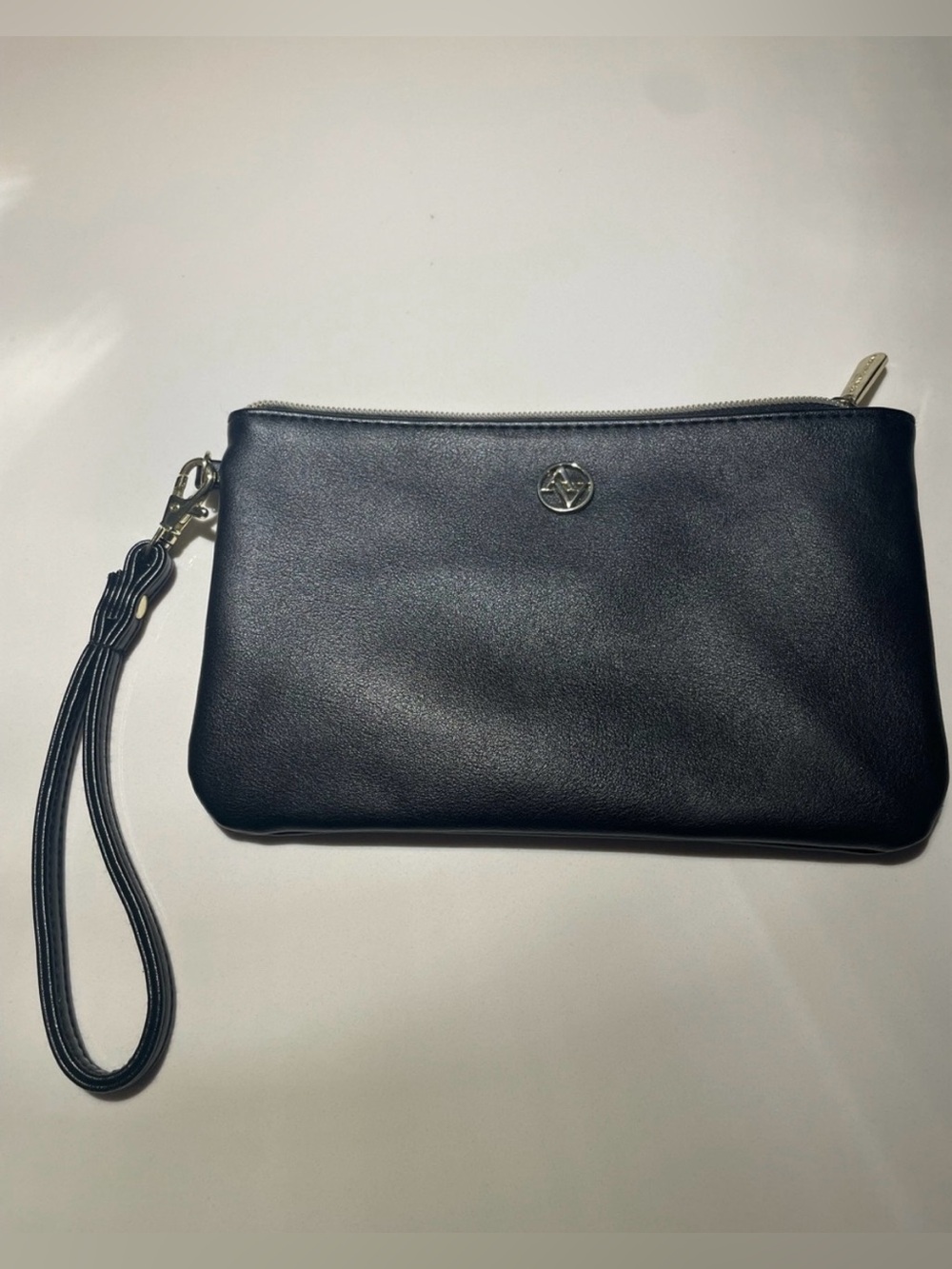Adrienne Vittadini Black Wristlet Clutch